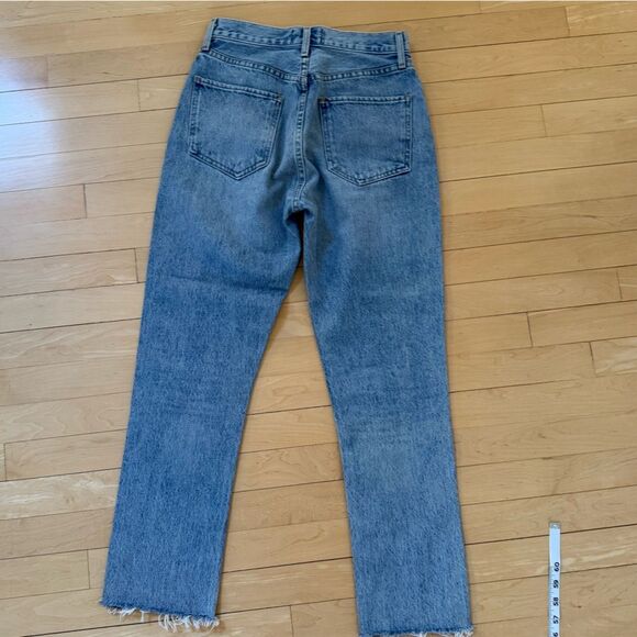 AGOLDE Riley High Rise Straight Crop in Zephyr 24 NWOT - Picture 15 of 16